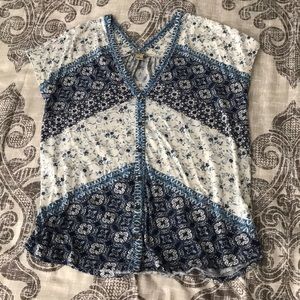 Lucky Brand Floral Summer Top